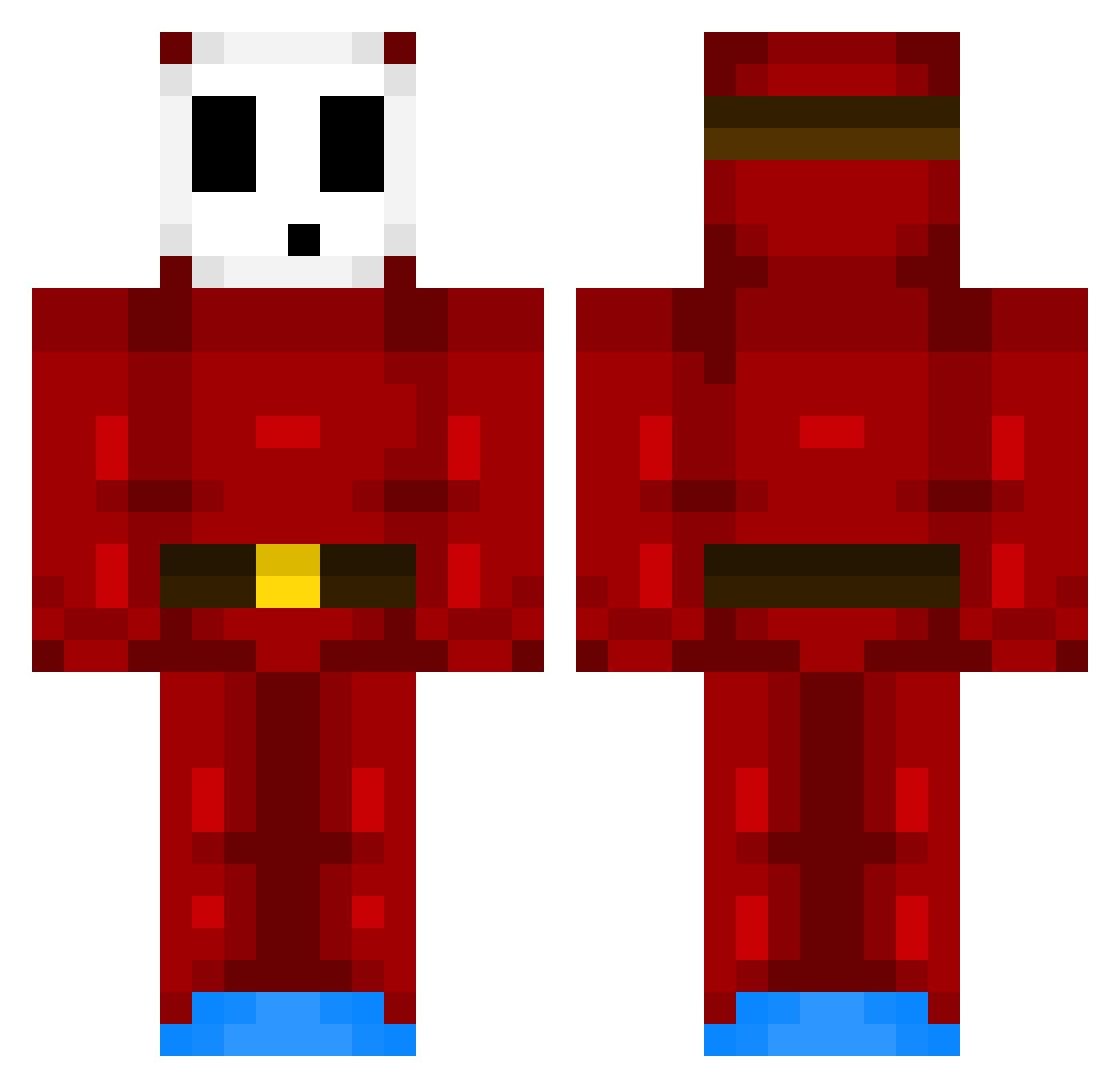 KyleKai_ Minecraft skin, front and back view