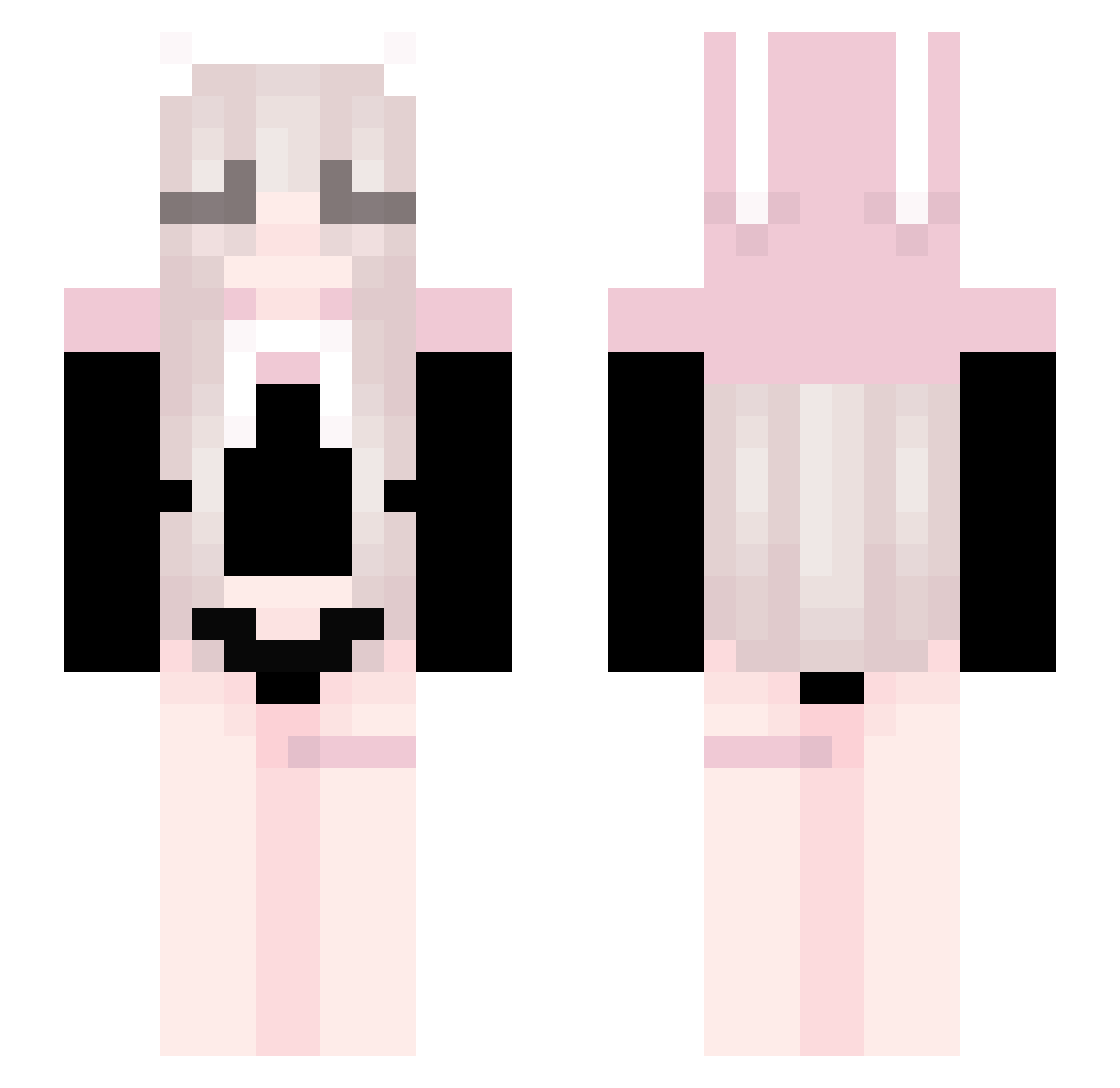SirHenryVII Minecraft skin, front and back view