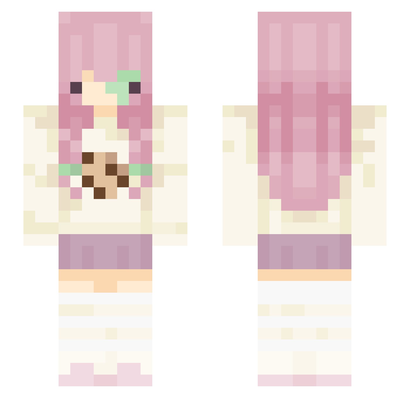 _Lolo___ Minecraft skin, front and back view