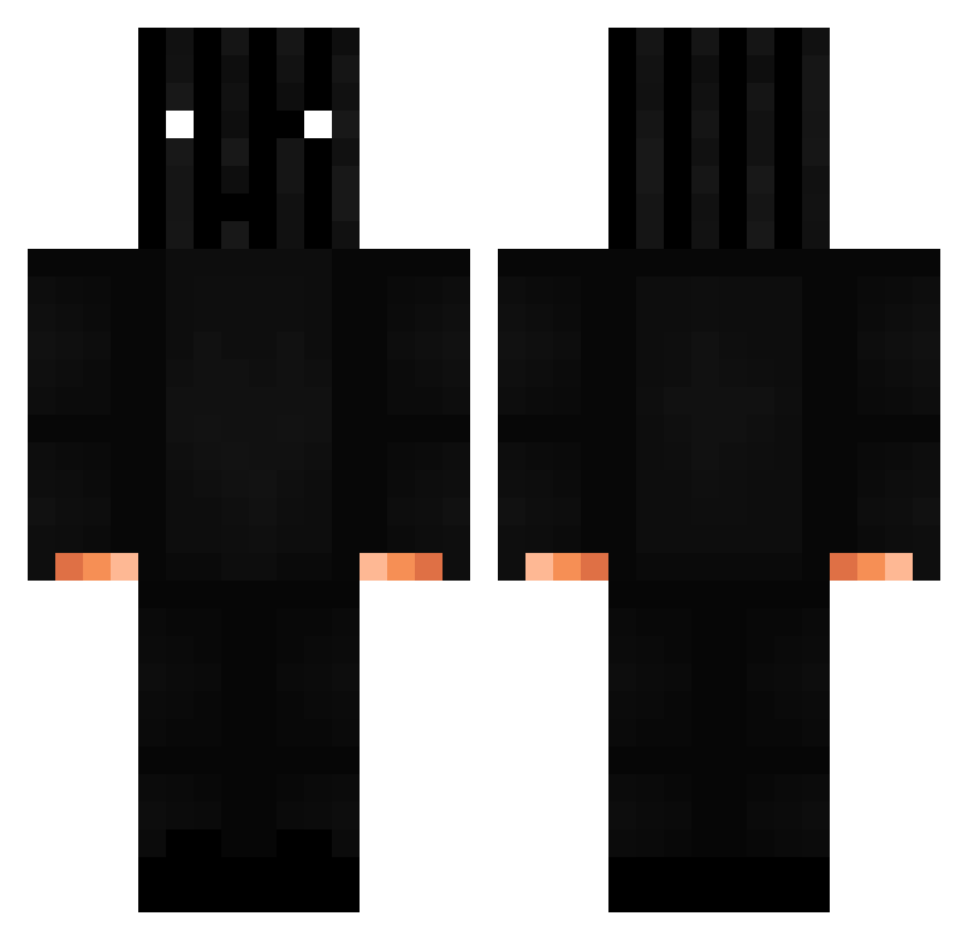 a4rabien Minecraft skin, front and back view