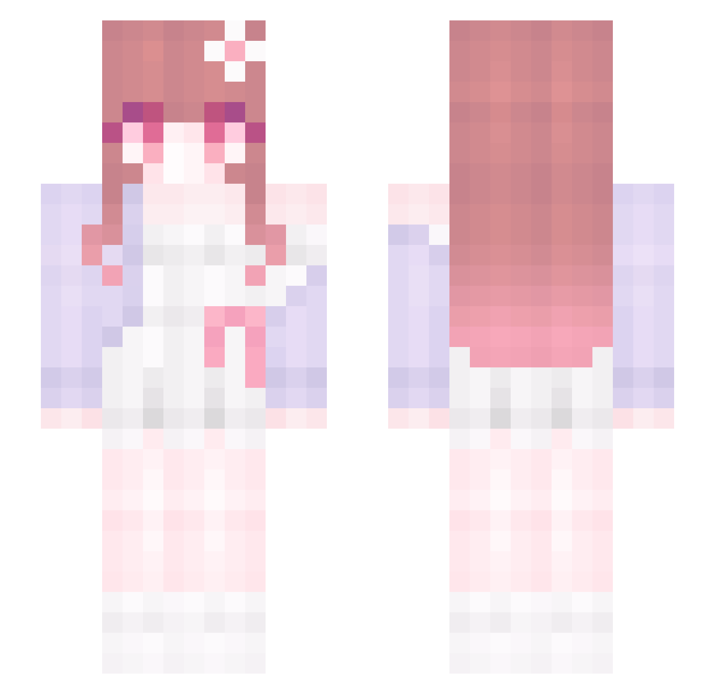 Docking6974 Minecraft skin, front and back view