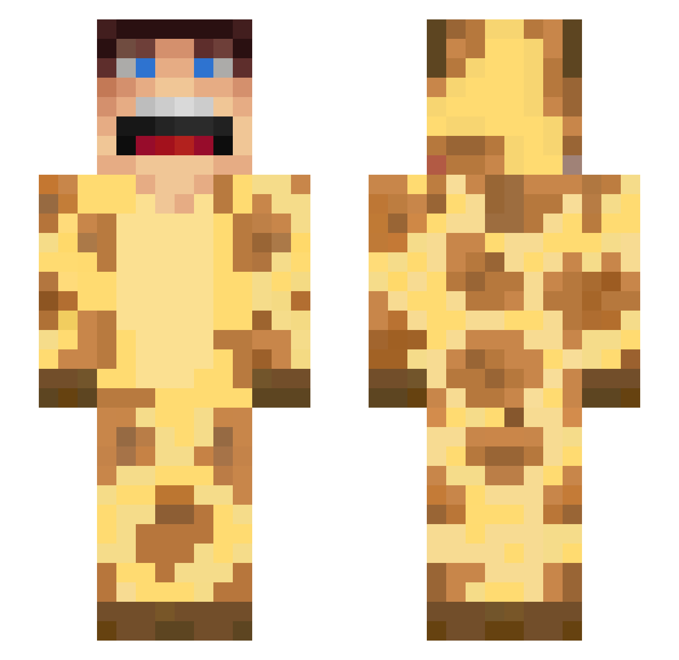 _EzOn_ Minecraft skin, front and back view