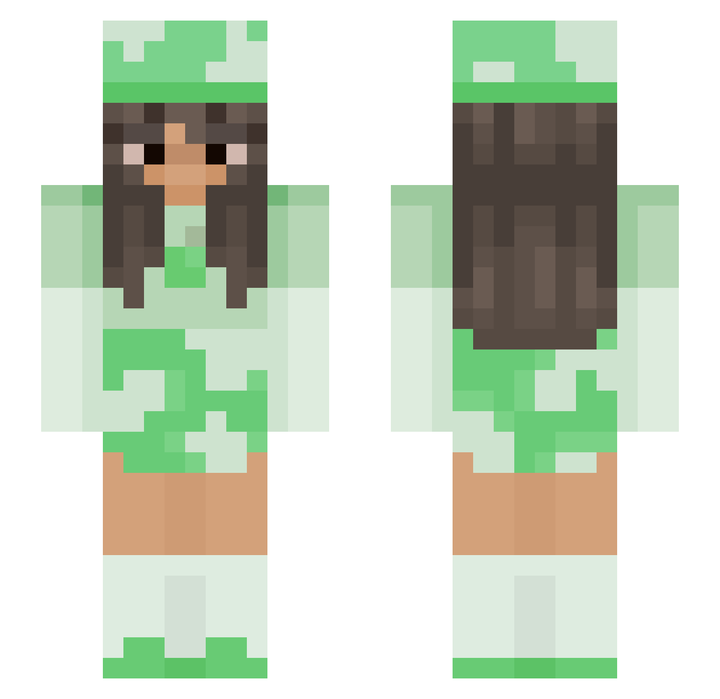 Manchester_City Minecraft skin, front and back view