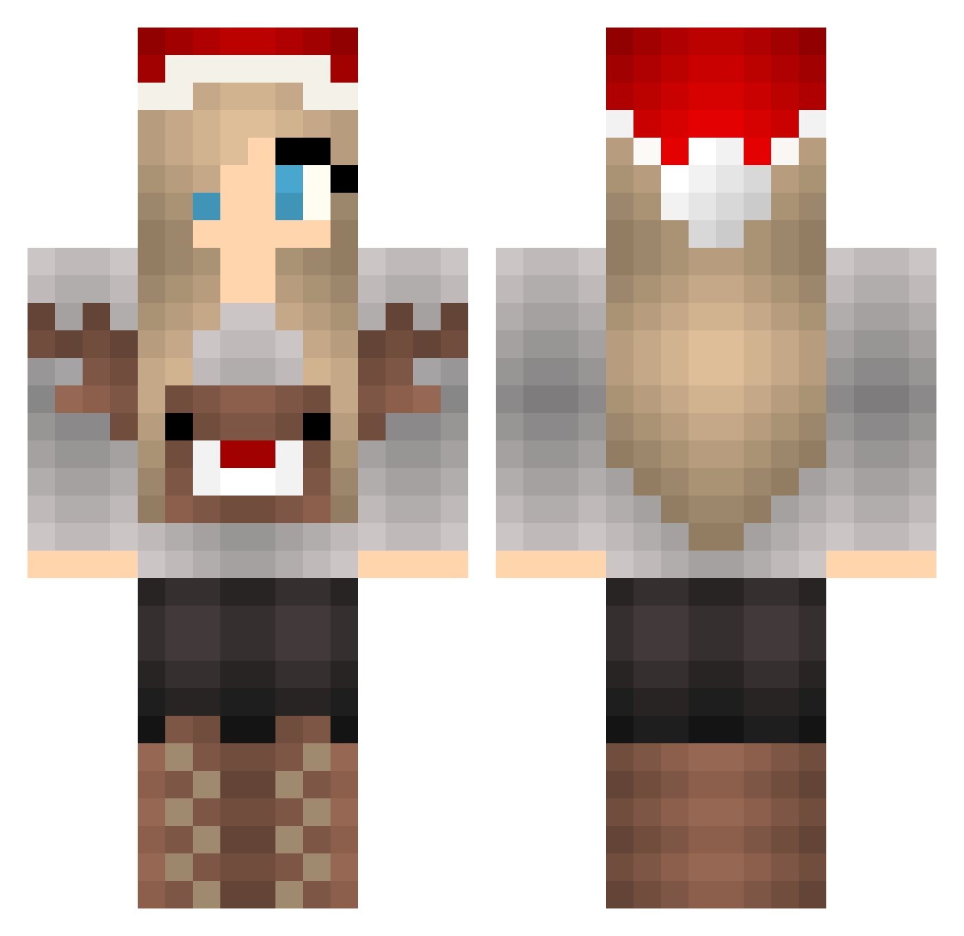 Shogun_SE Minecraft skin, front and back view