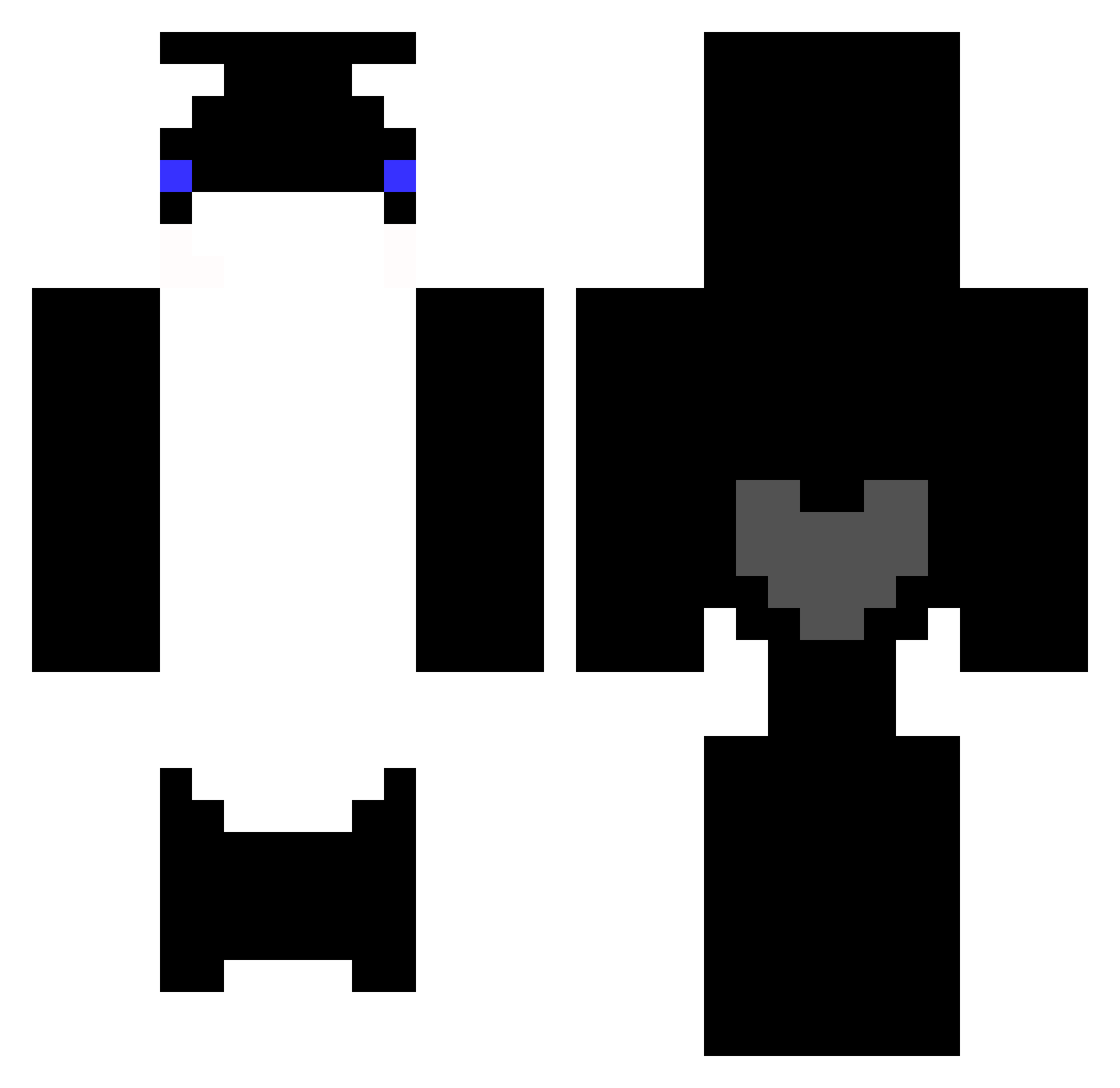 konbu__n Minecraft skin, front and back view