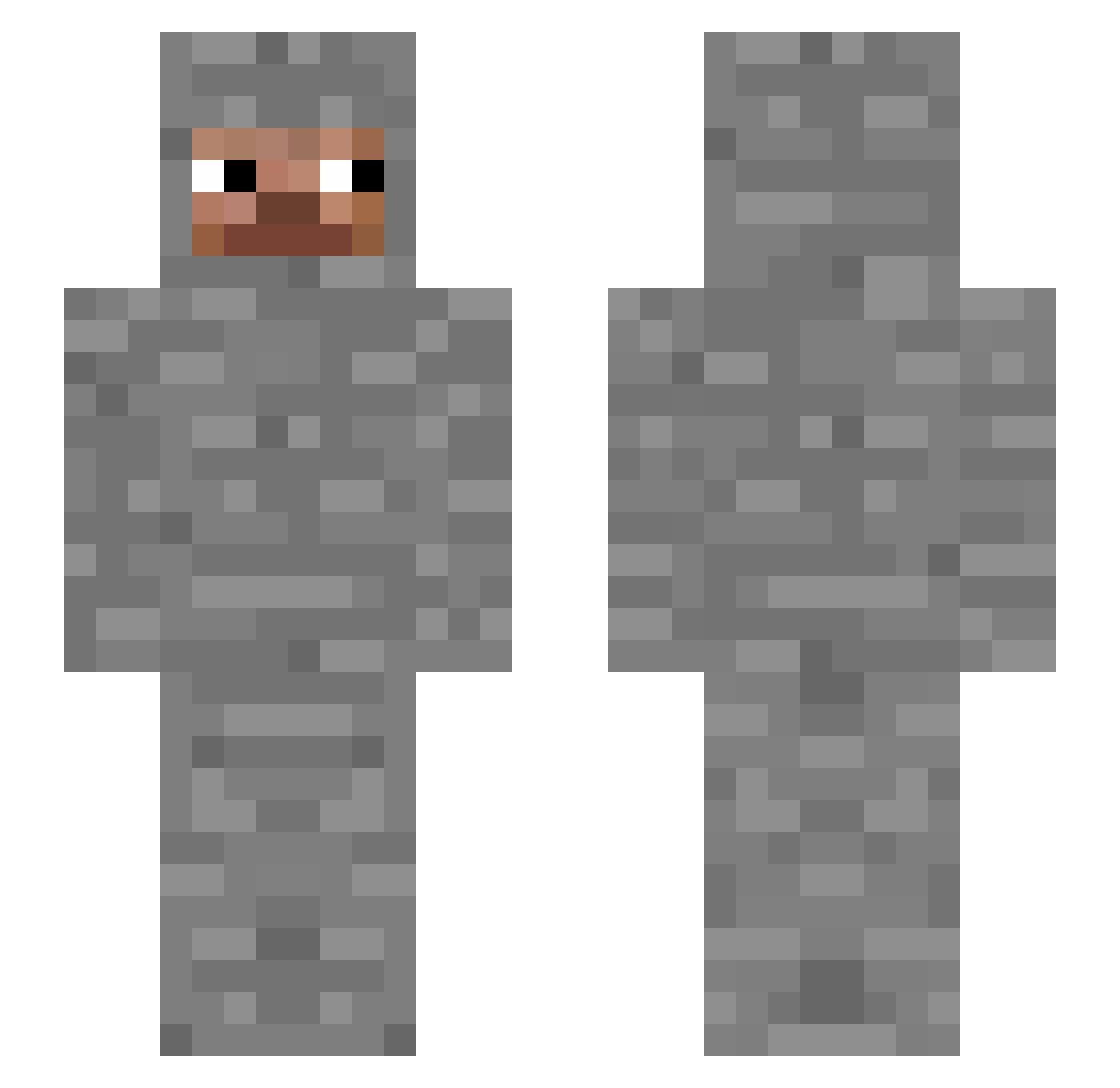 Sean04200 Minecraft skin, front and back view