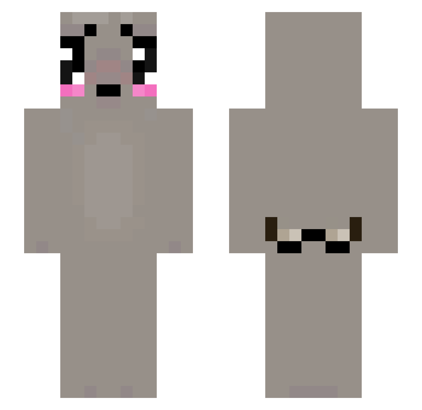 Mr_McFancyton Minecraft skin, front and back view