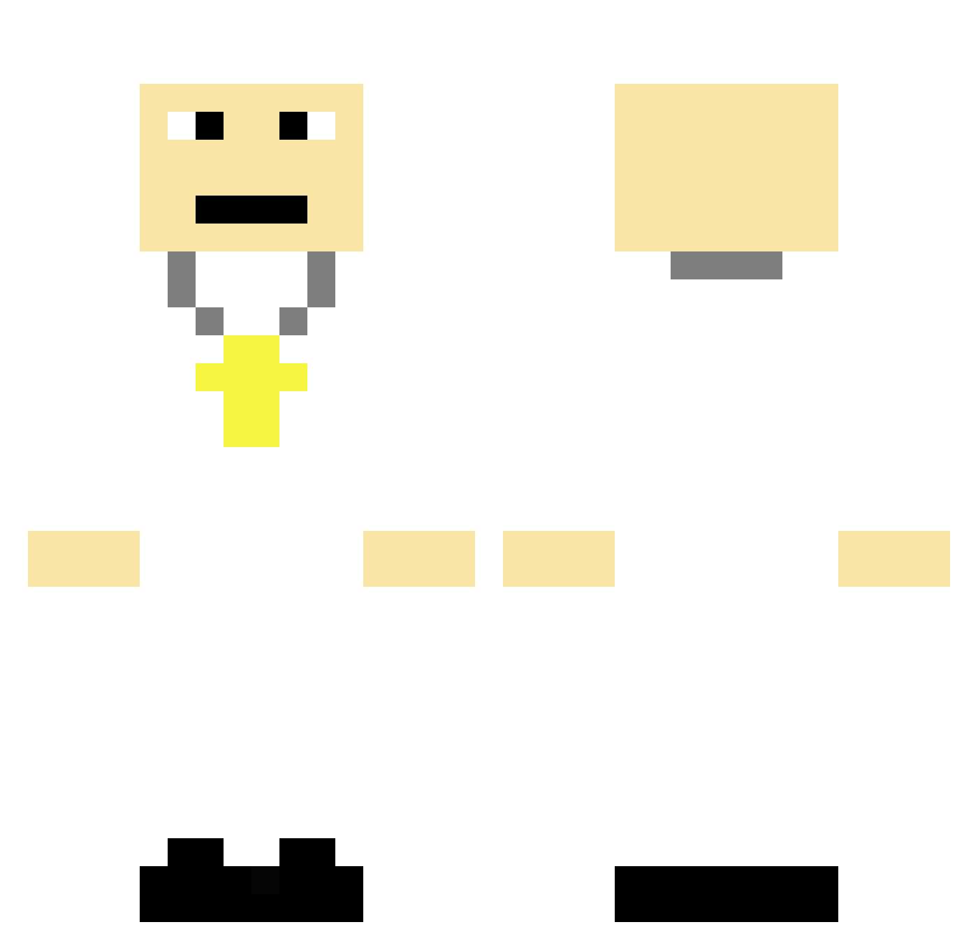 JanPapar2 Minecraft skin, front and back view