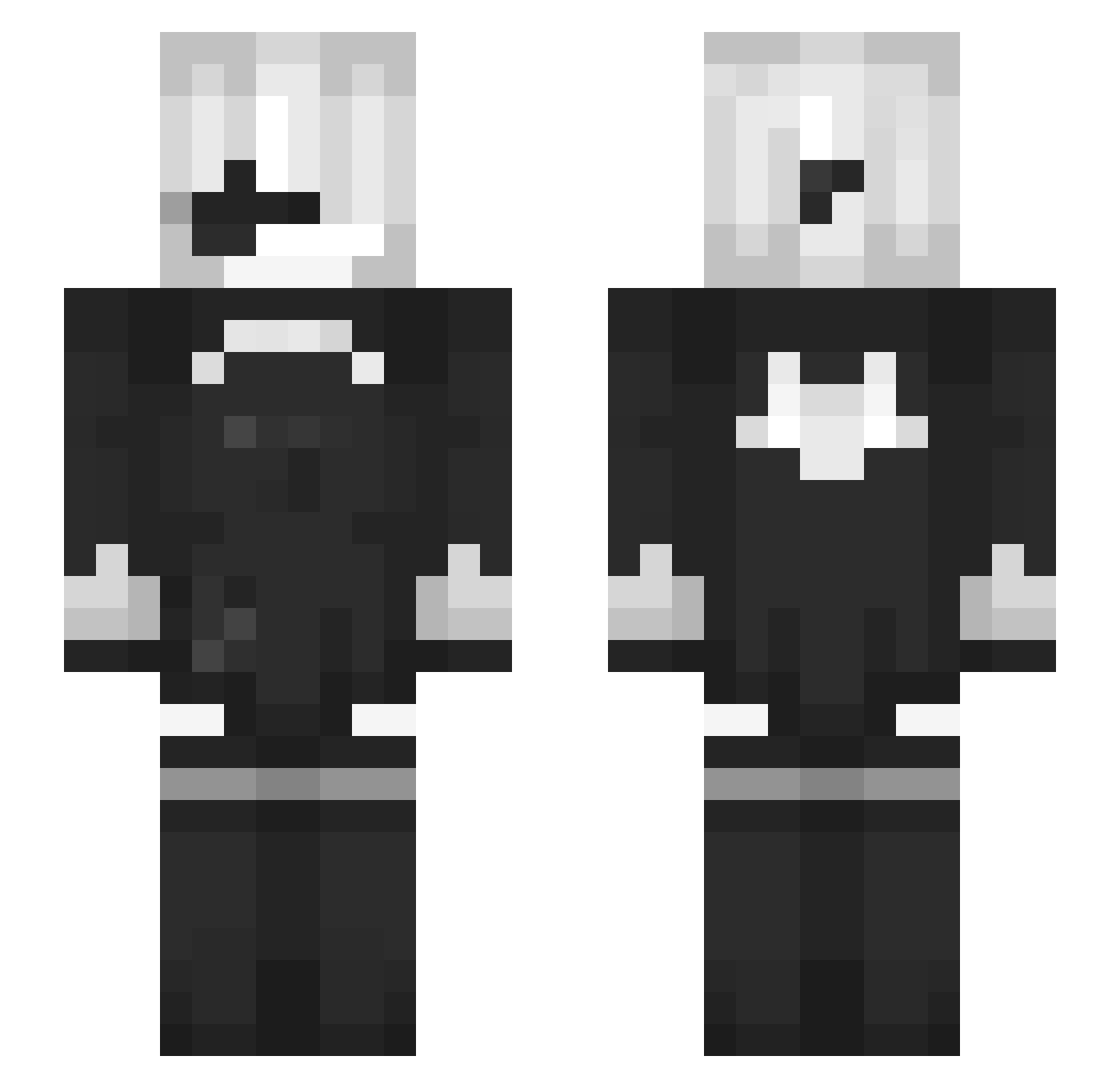 _Auror4 Minecraft skin, front and back view