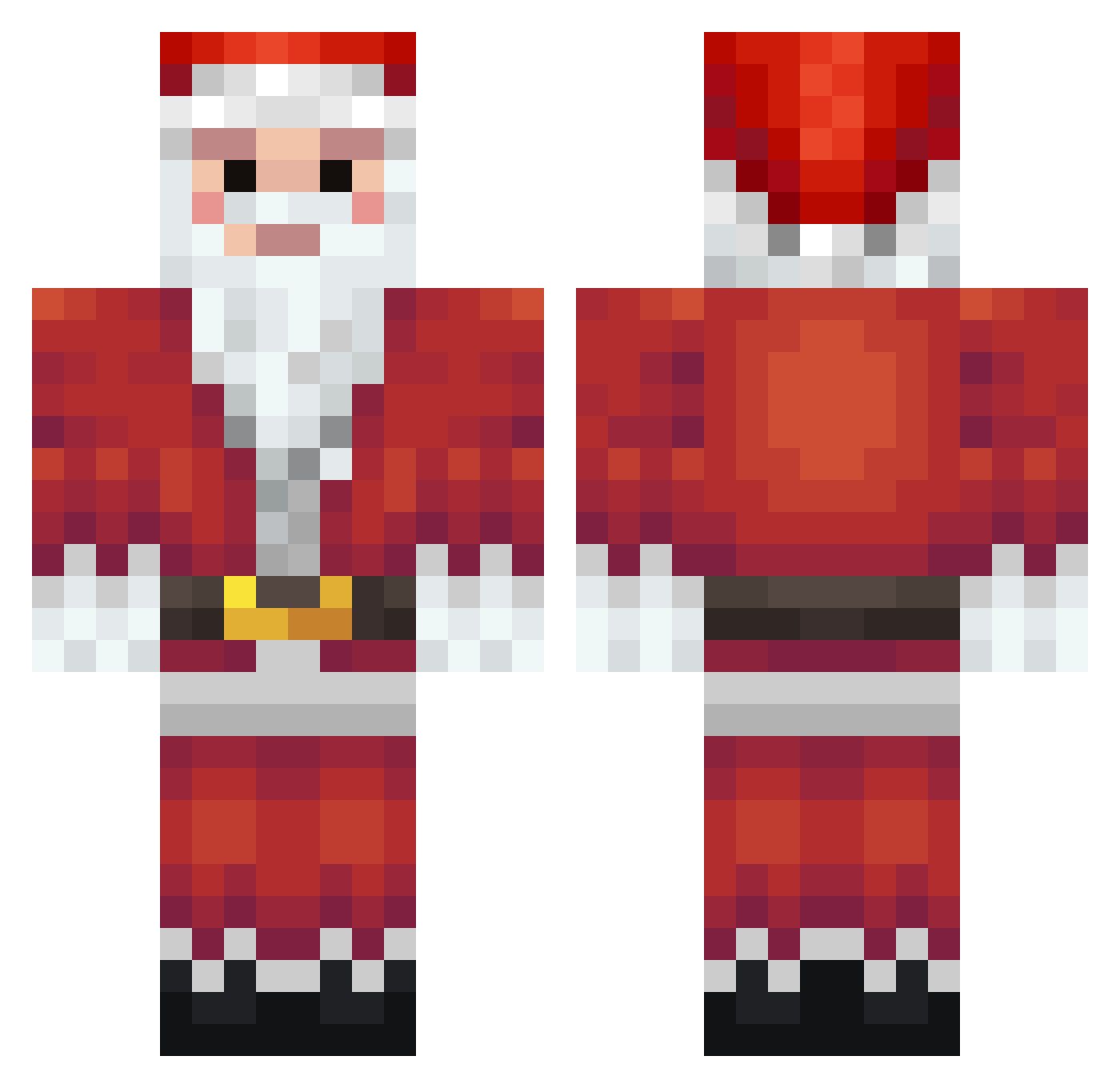 vLyfeee Minecraft skin, front and back view