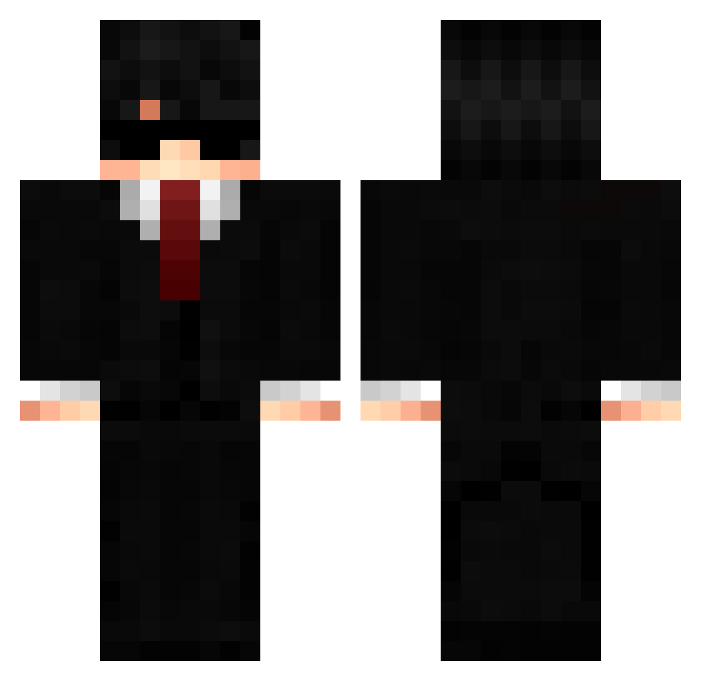 _Z0uz_ Minecraft skin, front and back view