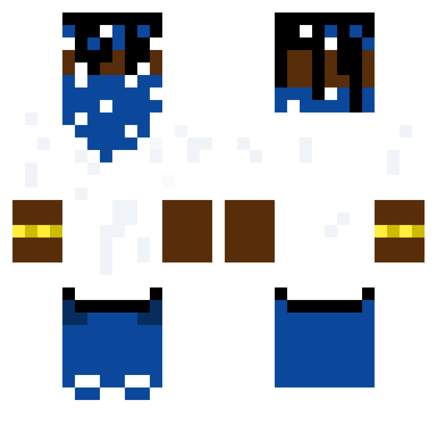 bored0803 Minecraft skin, front and back view