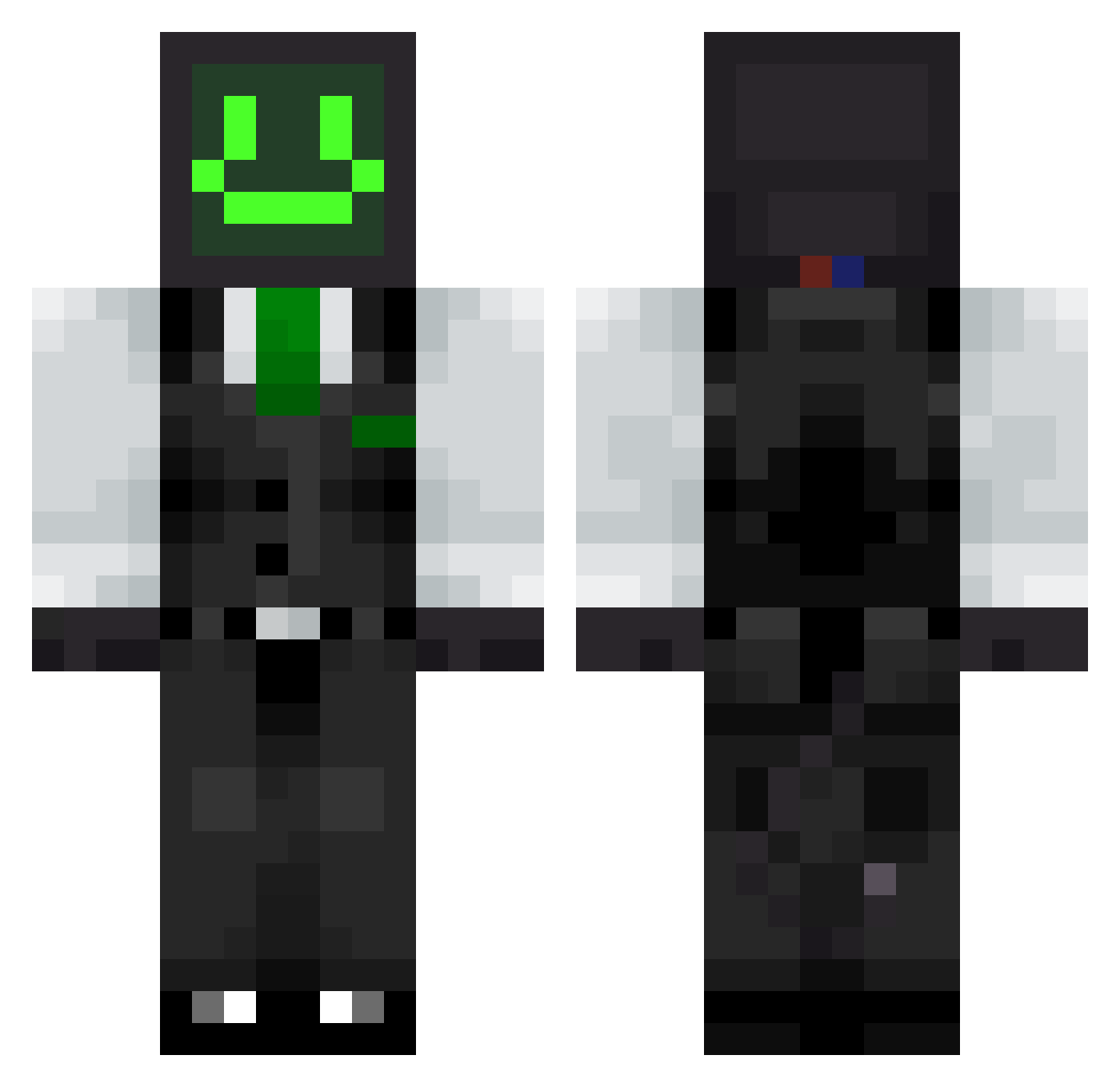 yoyleb17 Minecraft skin, front and back view