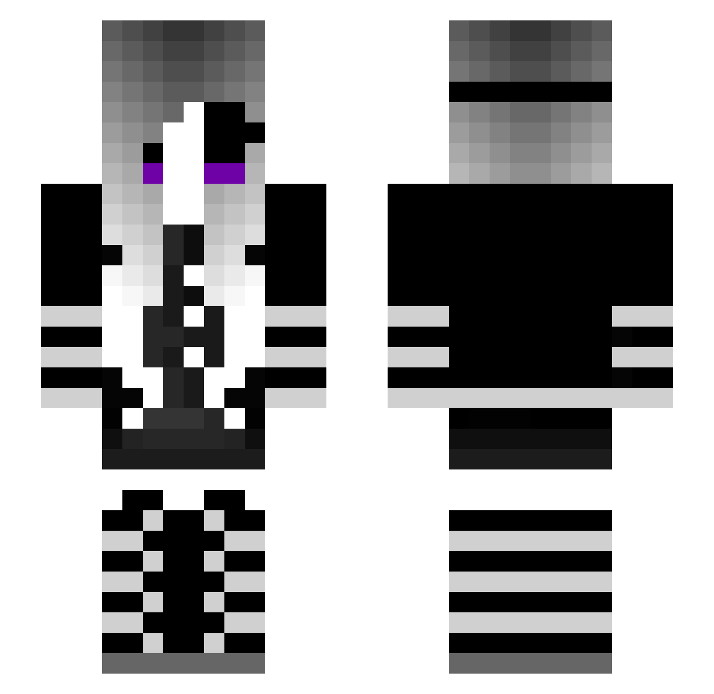 _Mangle__ Minecraft skin, front and back view