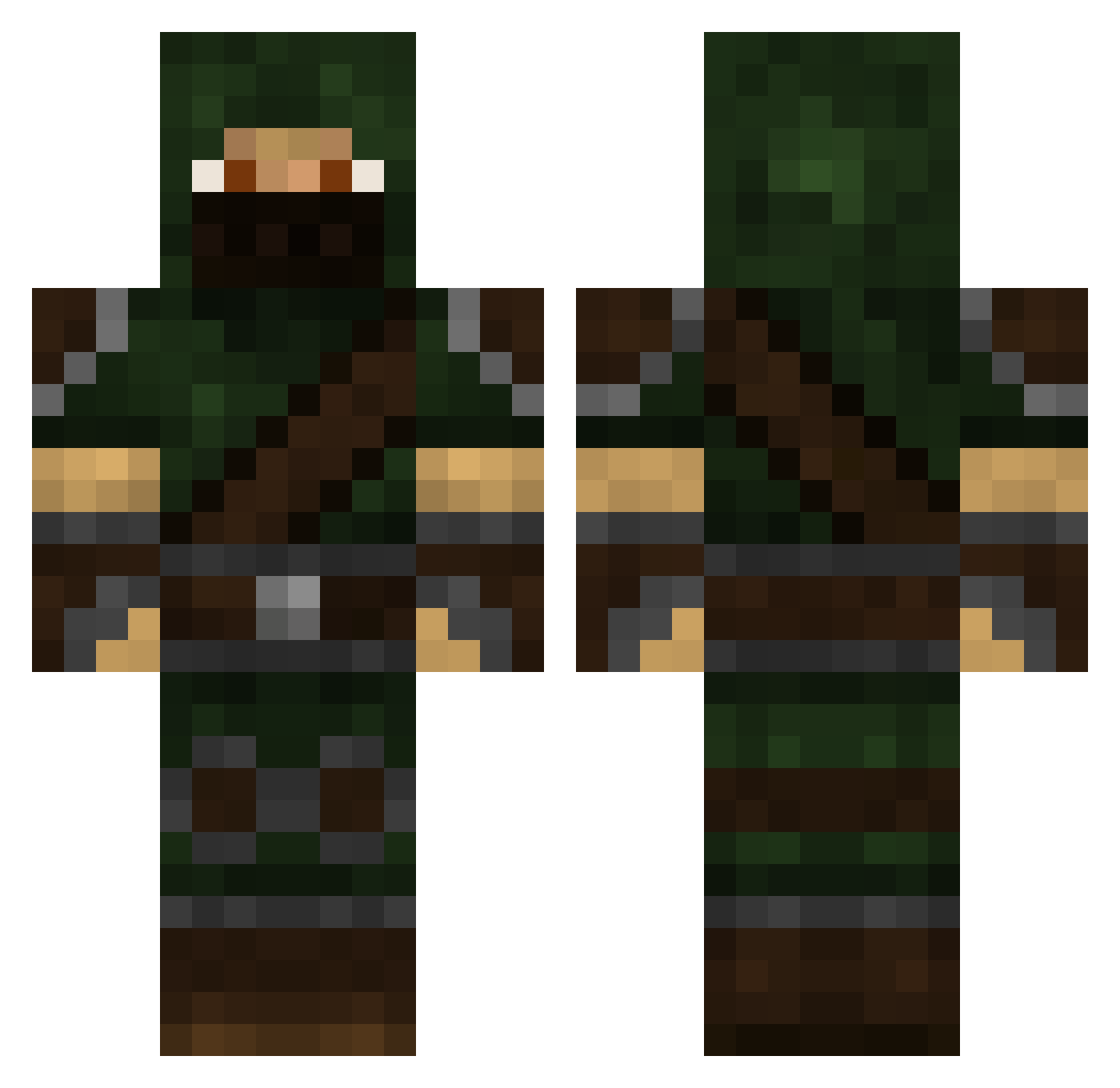 blixten3000_ Minecraft skin, front and back view