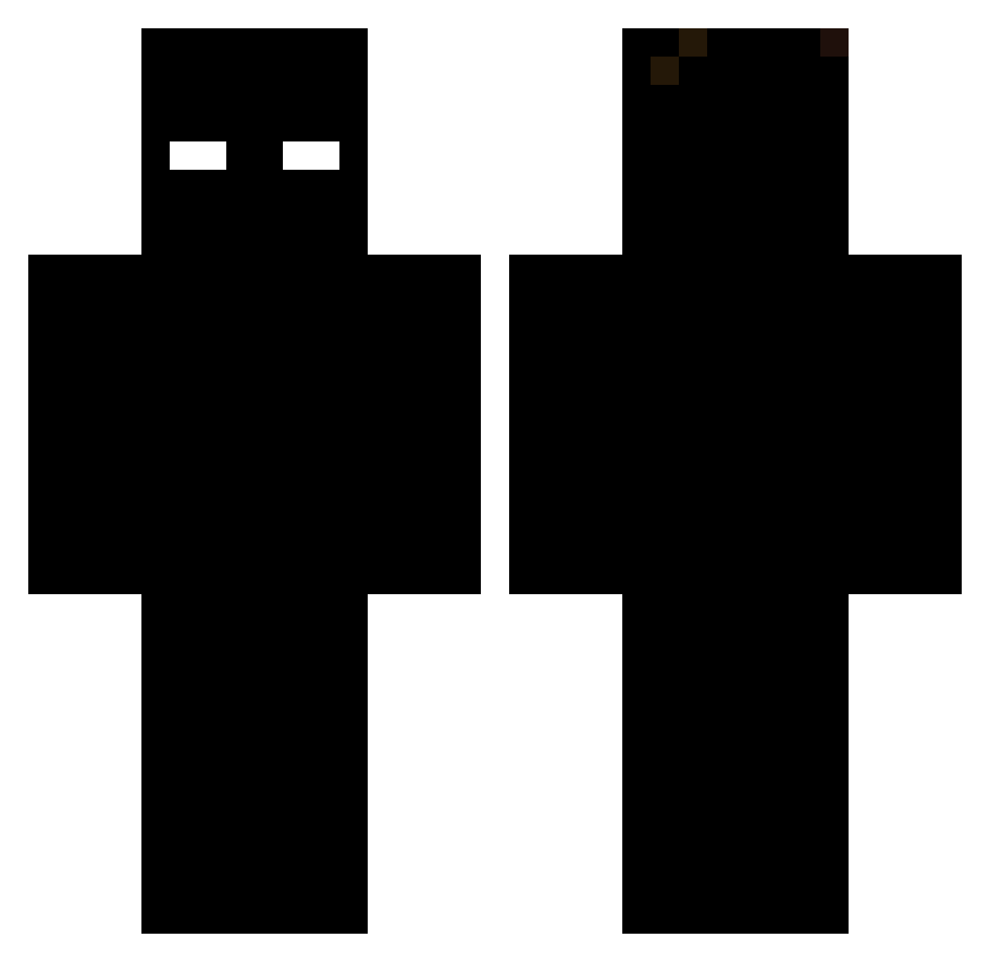 _Tuz Minecraft skin, front and back view