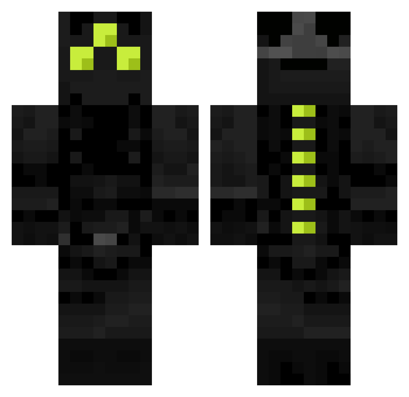 bigboytommy134 Minecraft skin, front and back view