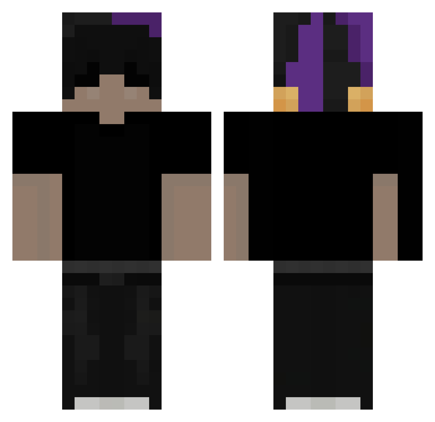 termineitor517 Minecraft skin, front and back view