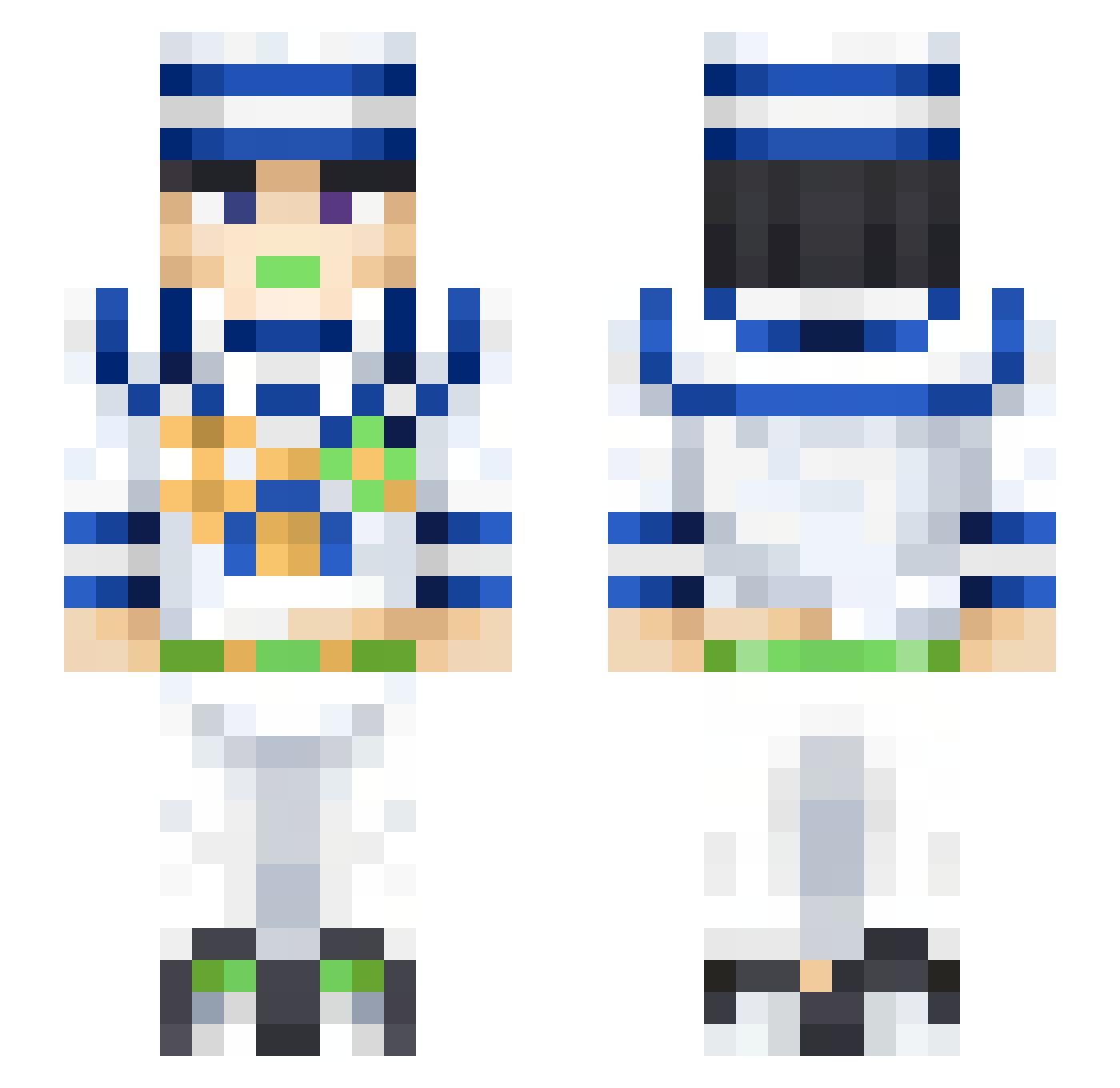 _kopikarox Minecraft skin, front and back view