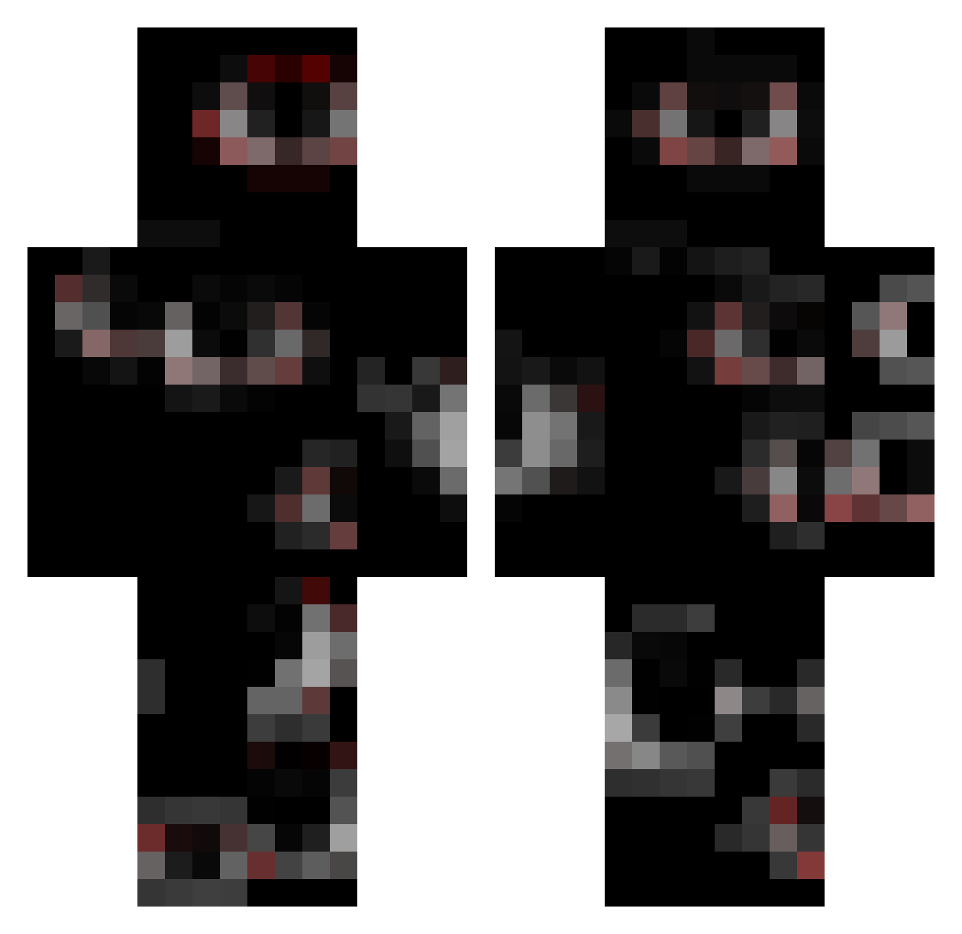 dharma2000otte Minecraft skin, front and back view