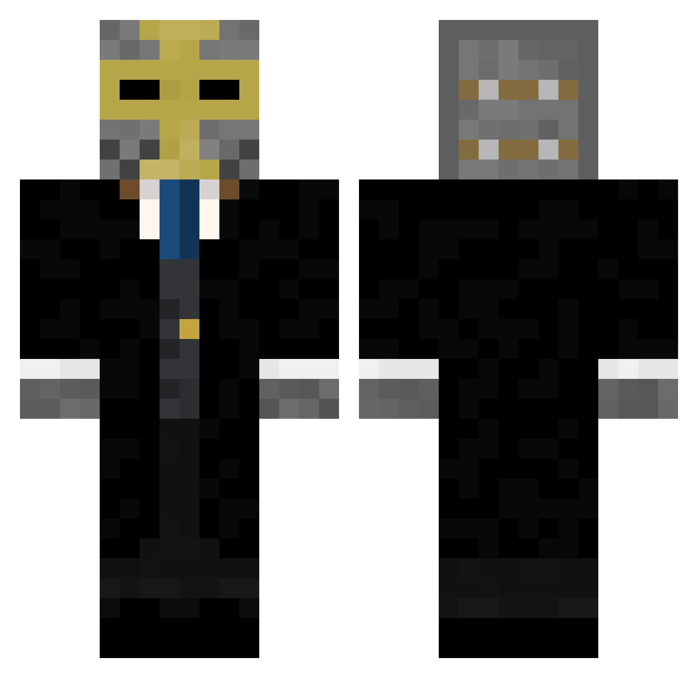 Watamelome - knight helmet Minecraft skin