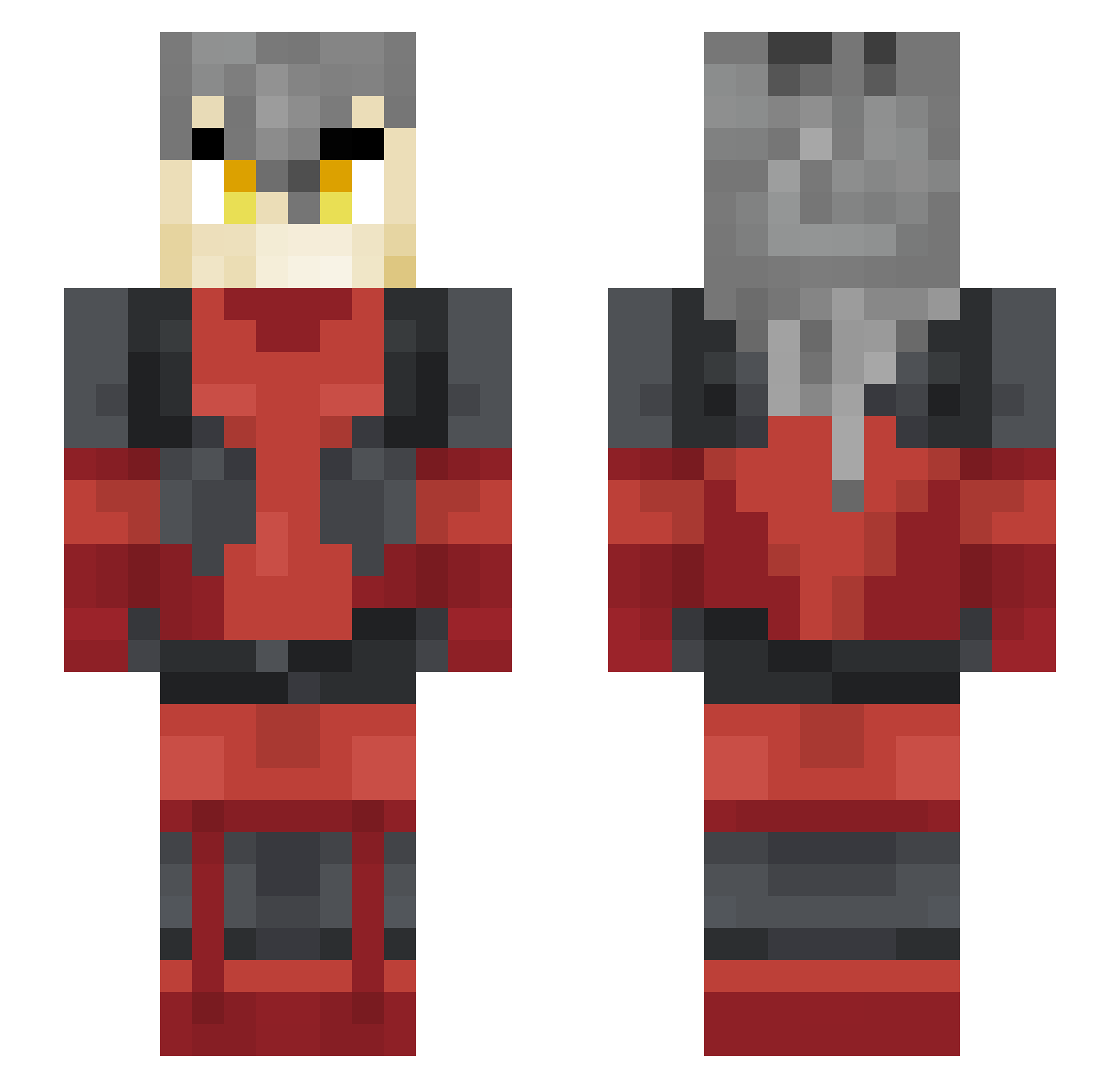 That_one_Goomba Minecraft skin, front and back view