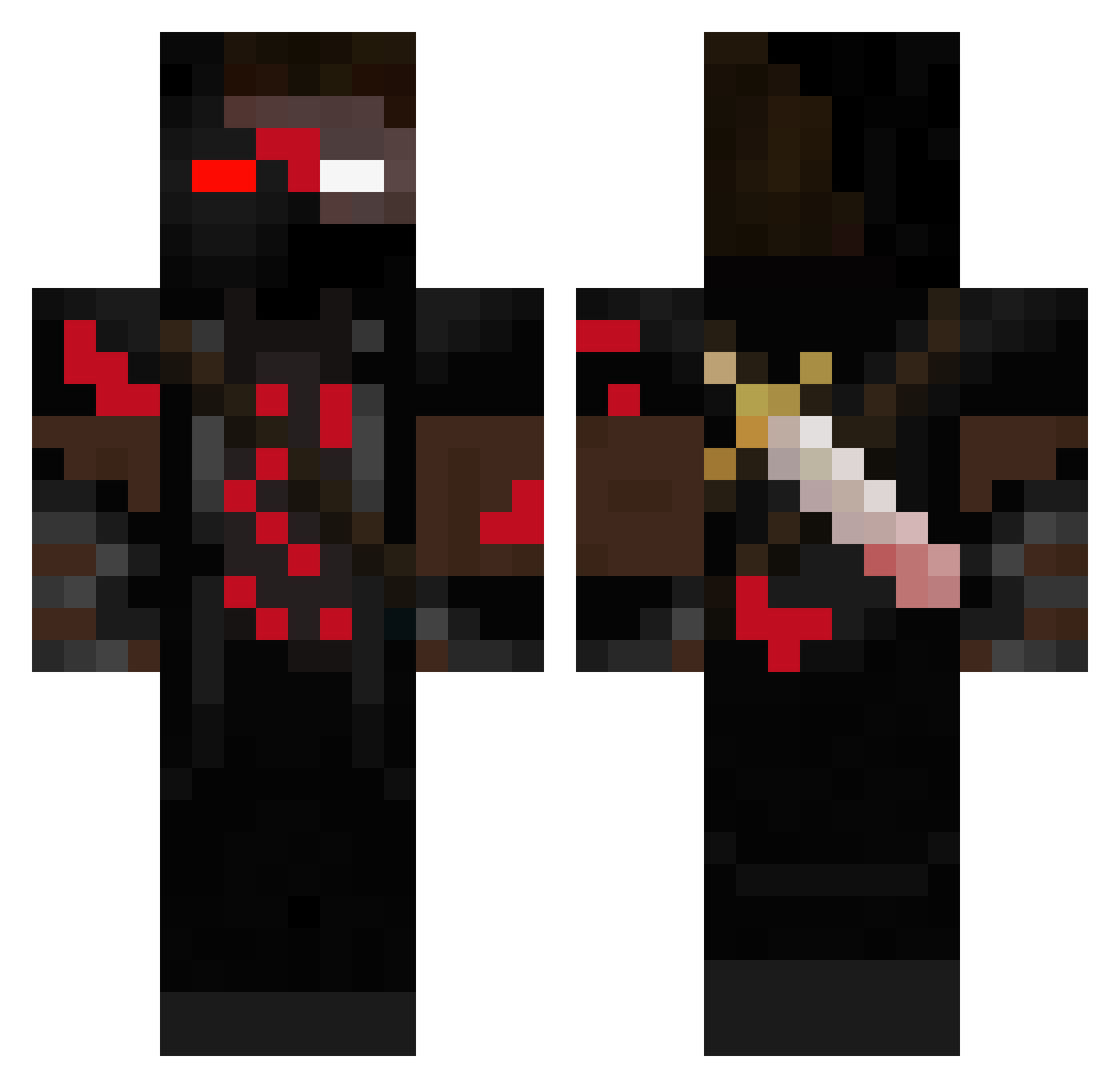 kiankian0505 Minecraft skin, front and back view