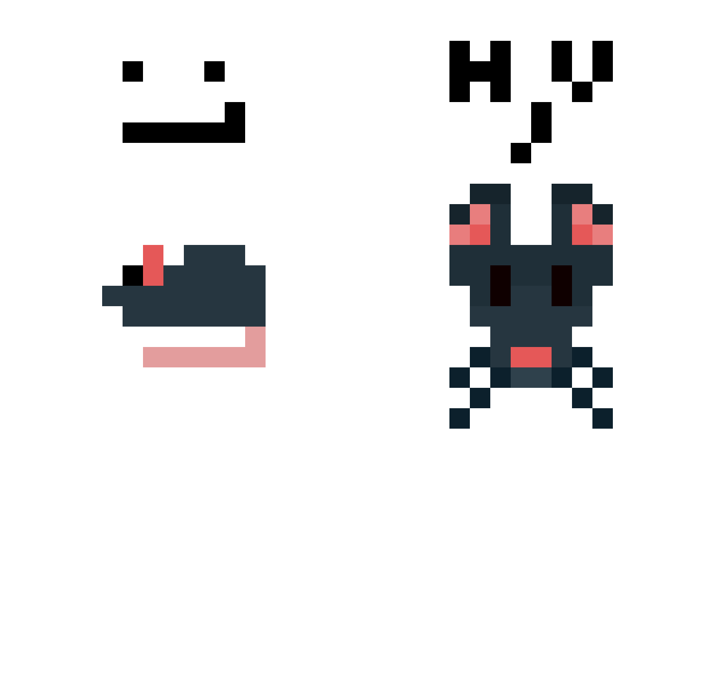 essownik Minecraft skin, front and back view
