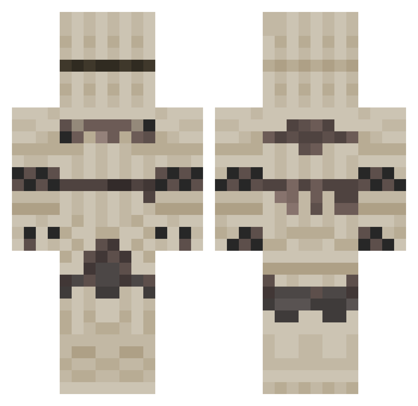 imanperson Minecraft skin, front and back view
