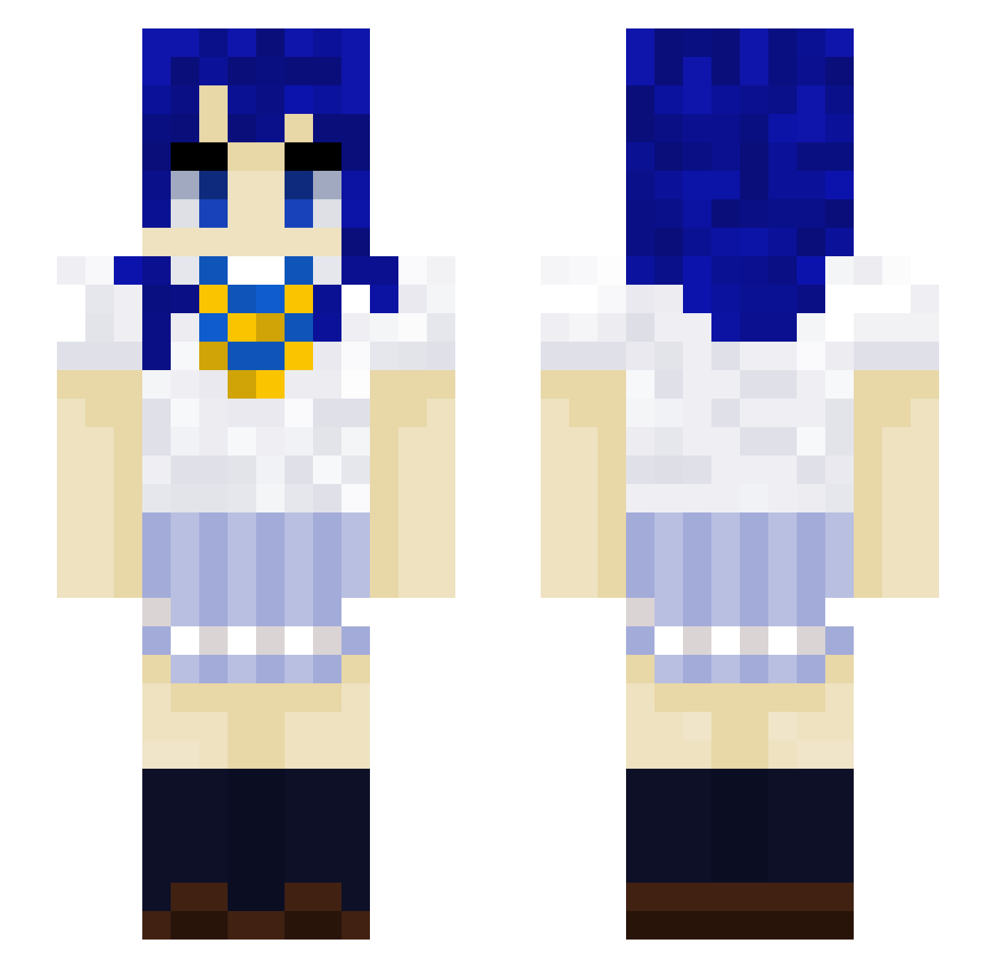 wateroakkk1205 Minecraft skin, front and back view