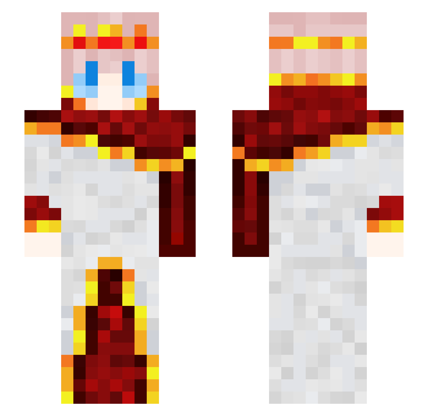 crimsoncattt Minecraft skin, front and back view