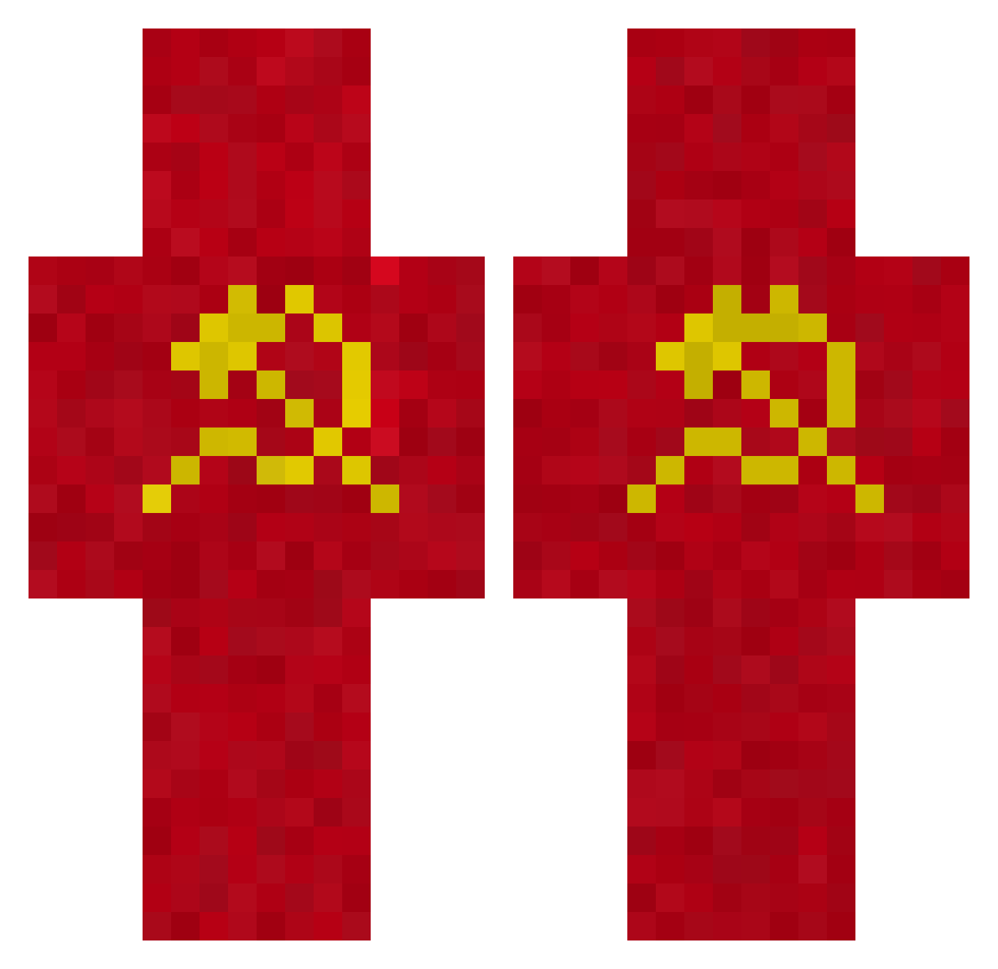 Titi850 Minecraft skin, front and back view