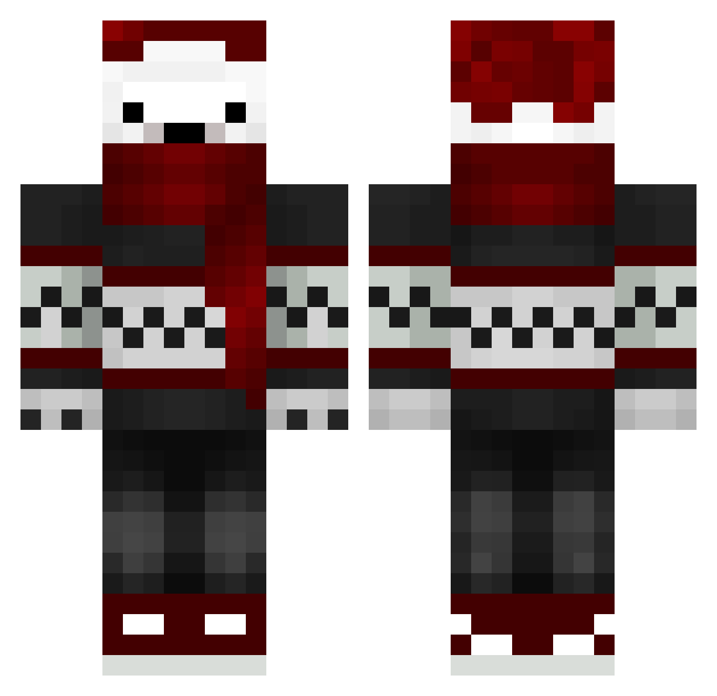 The_manu_mc Minecraft skin, front and back view