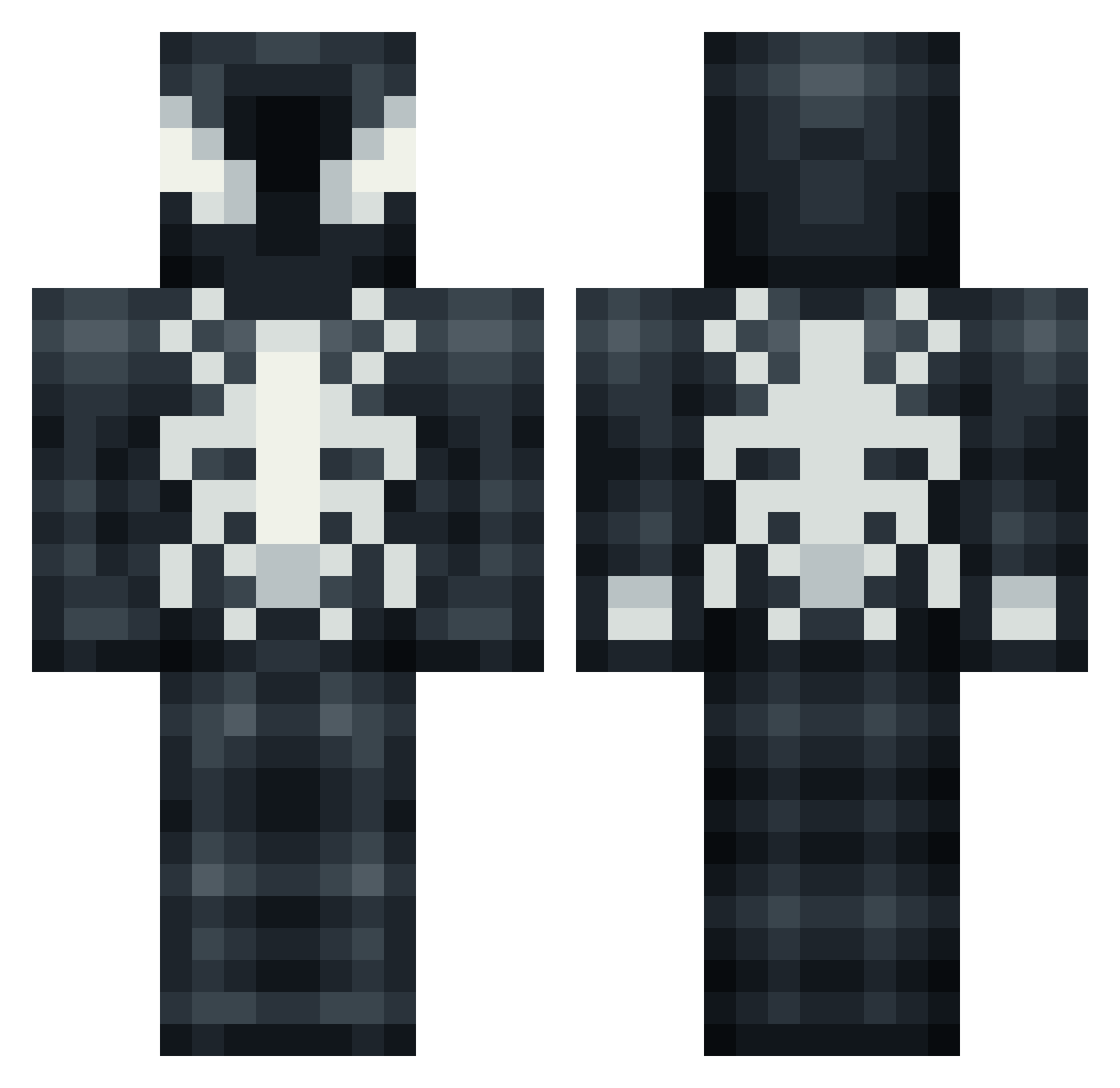 MarioParty4 Minecraft skin, front and back view