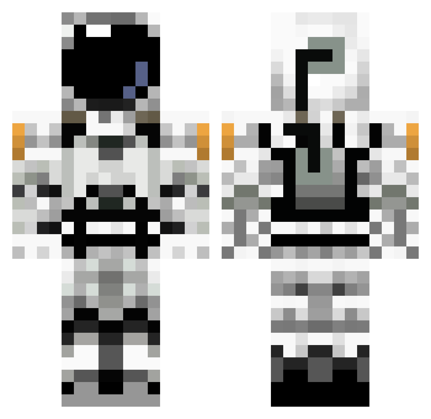 67_Lord Minecraft skin, front and back view