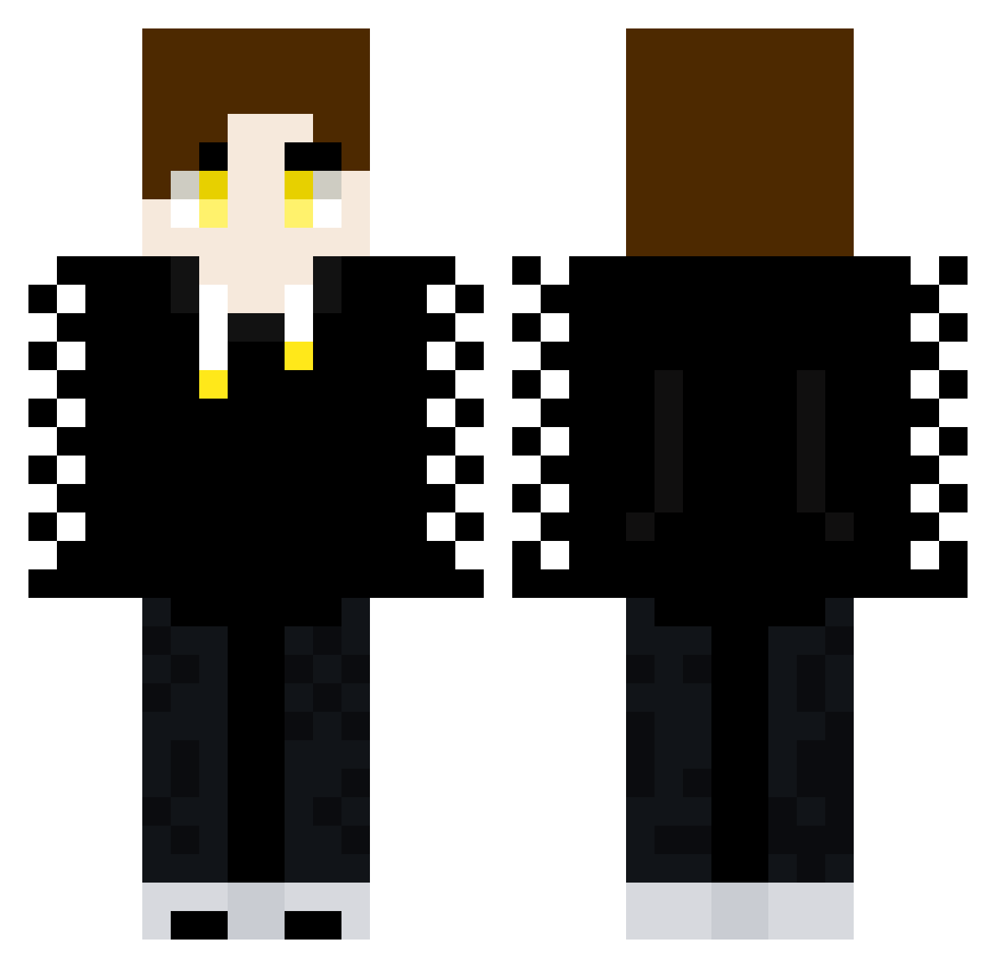 arandomVilgr Minecraft skin, front and back view