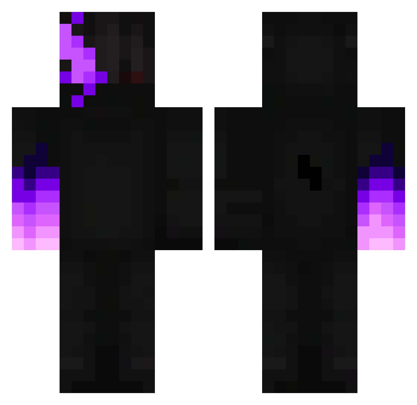 LOLAJU Minecraft skin, front and back view