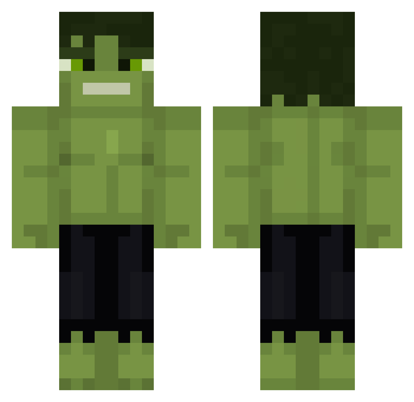 itsmaxxx Minecraft skin, front and back view