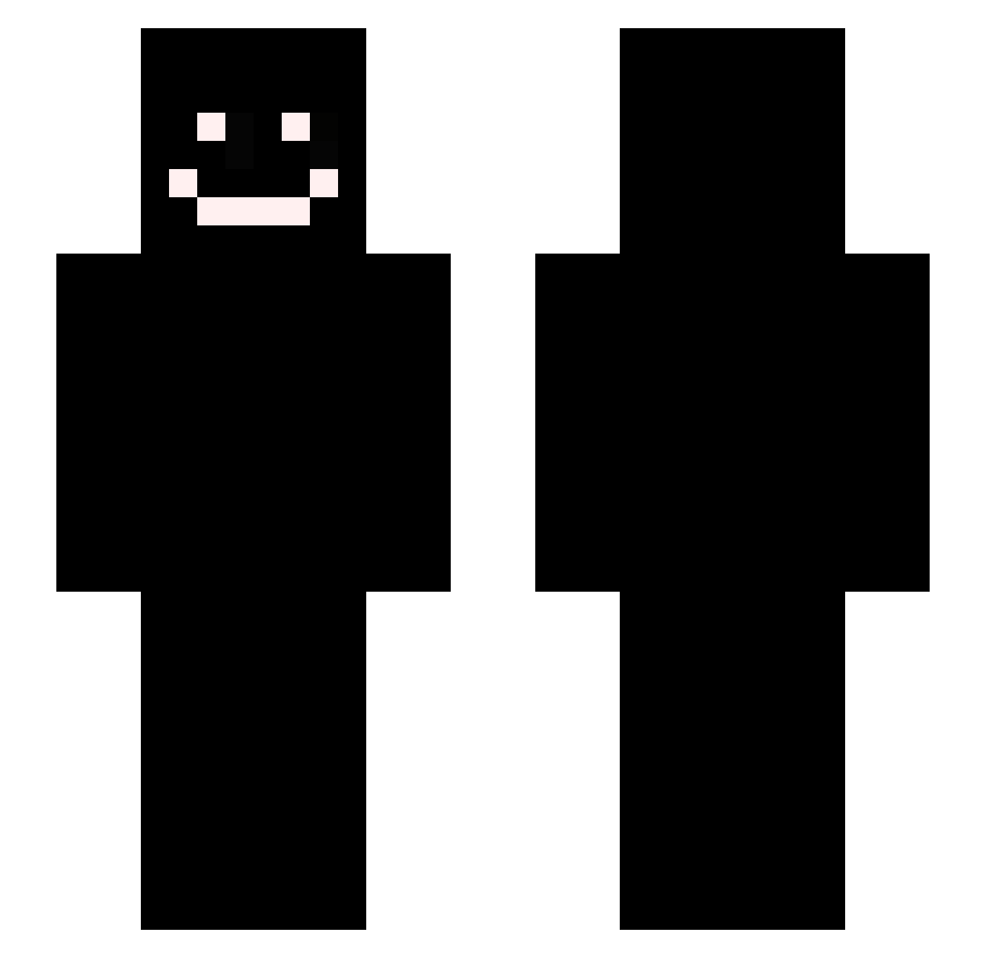 NAJTOSS Minecraft skin, front and back view