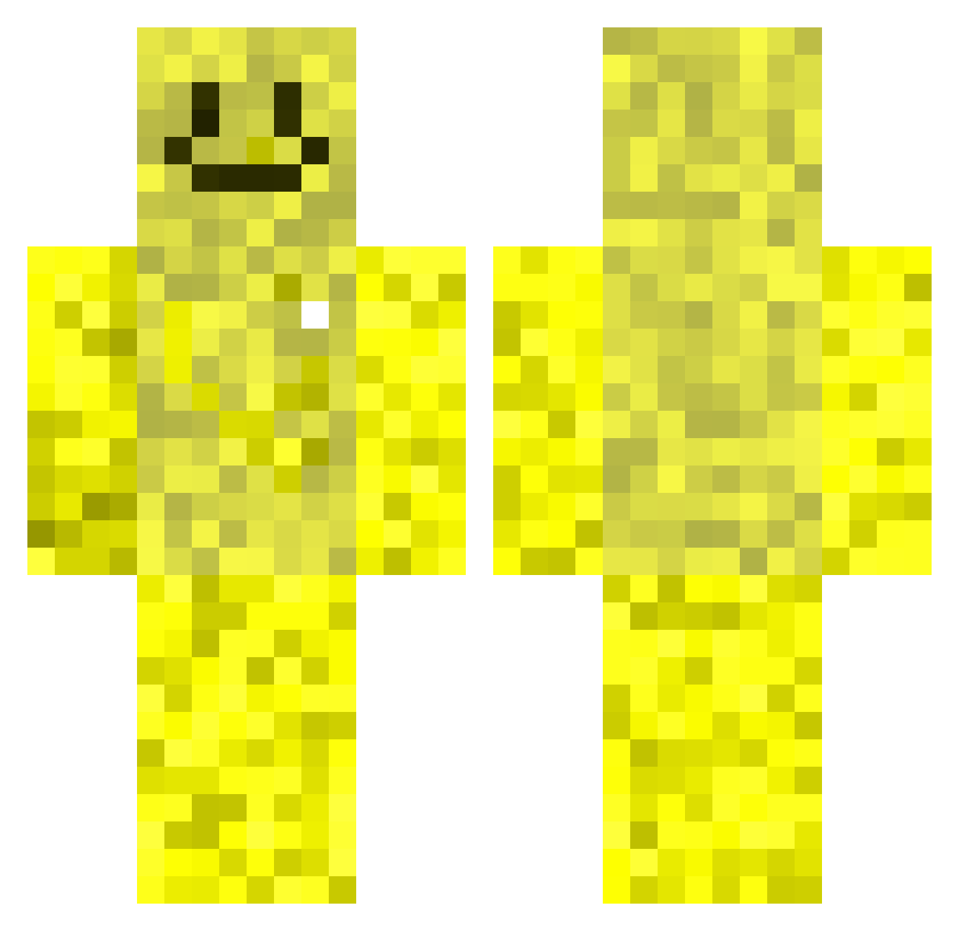 ShottaVic Minecraft skin, front and back view