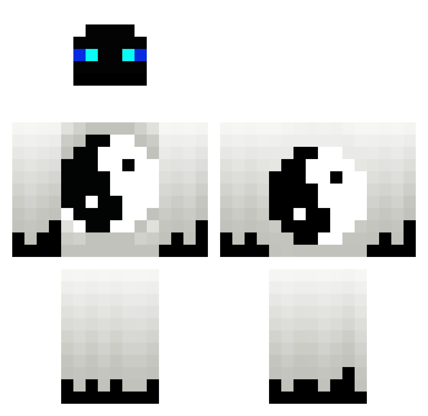 pessoacoisa05 Minecraft skin, front and back view