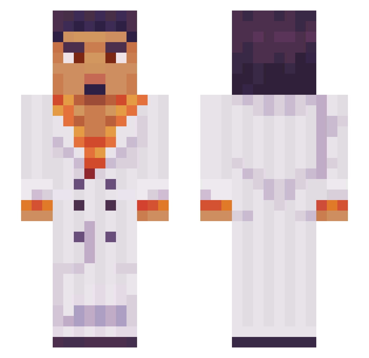 NougatsCHnitte7 Minecraft skin, front and back view