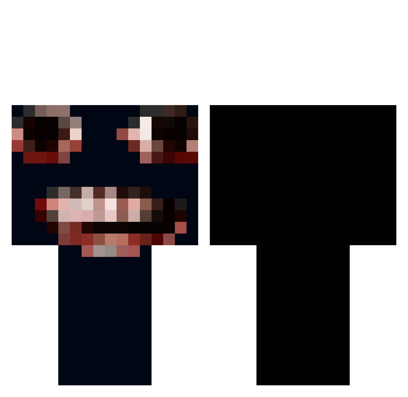 thatoneguy7234 Minecraft skin, front and back view