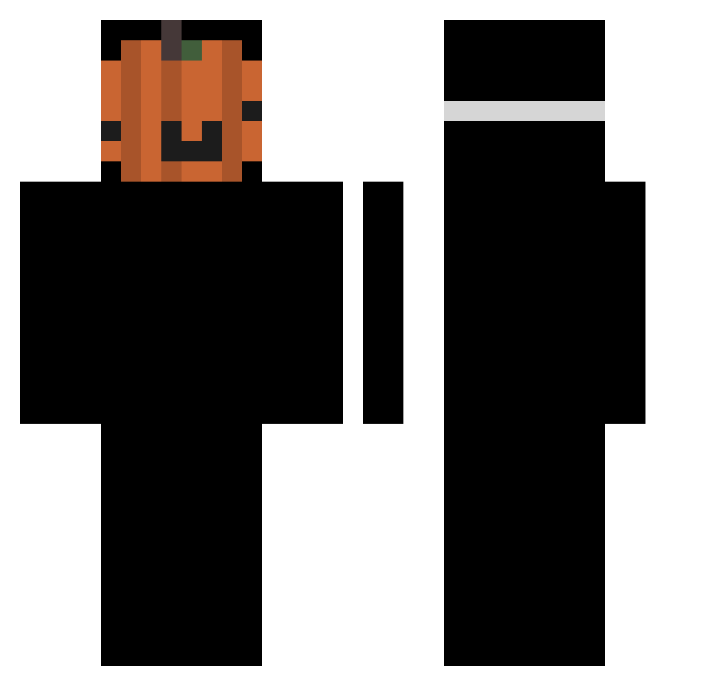 ___simsim___ Minecraft skin, front and back view