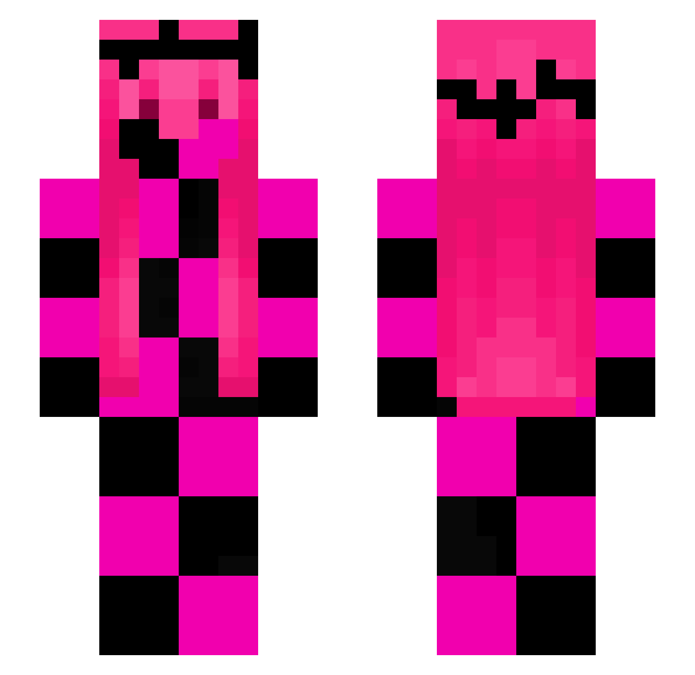 Smily_XDXDXDXD Minecraft skin, front and back view