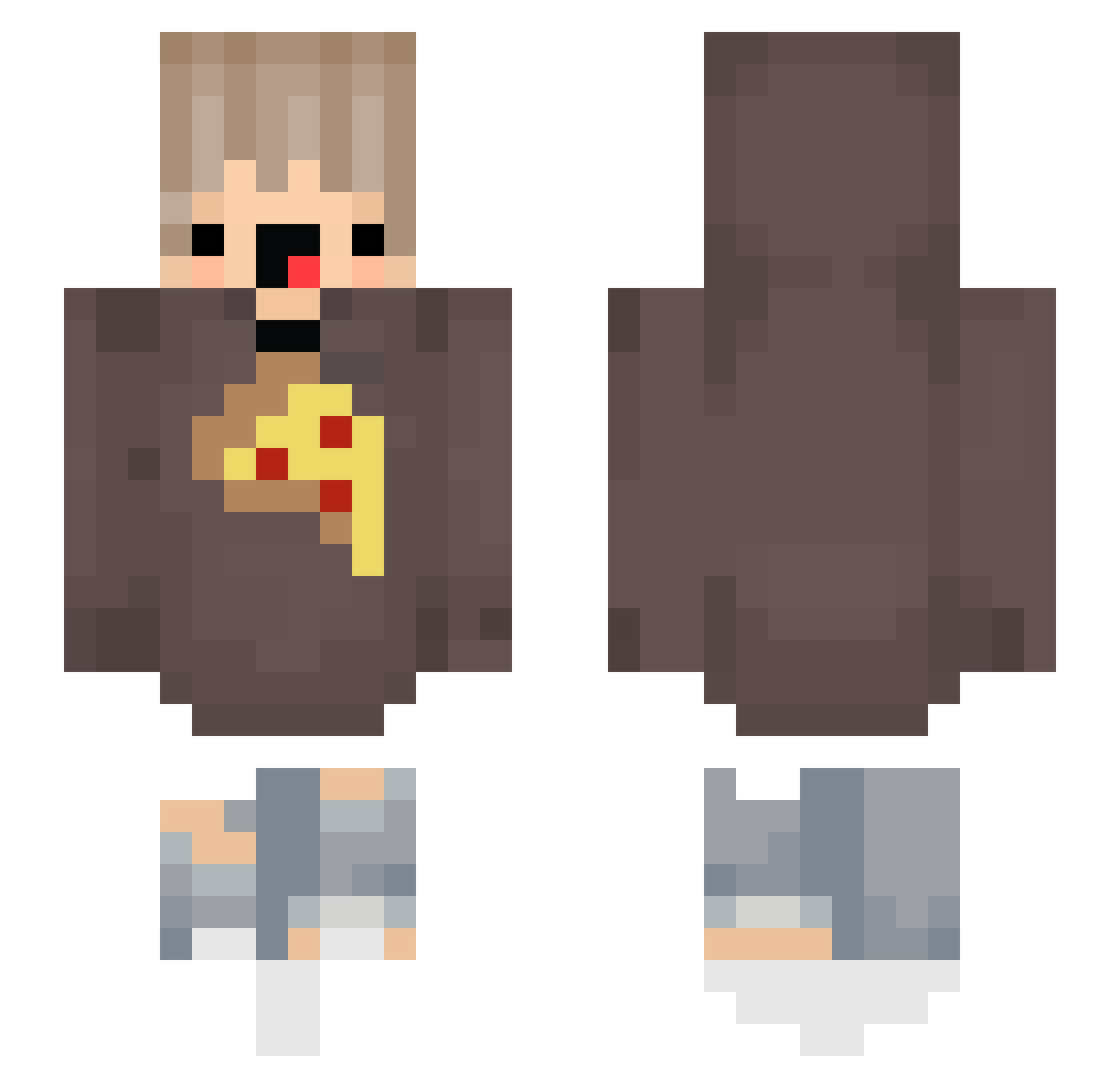 lord_puffi Minecraft skin, front and back view