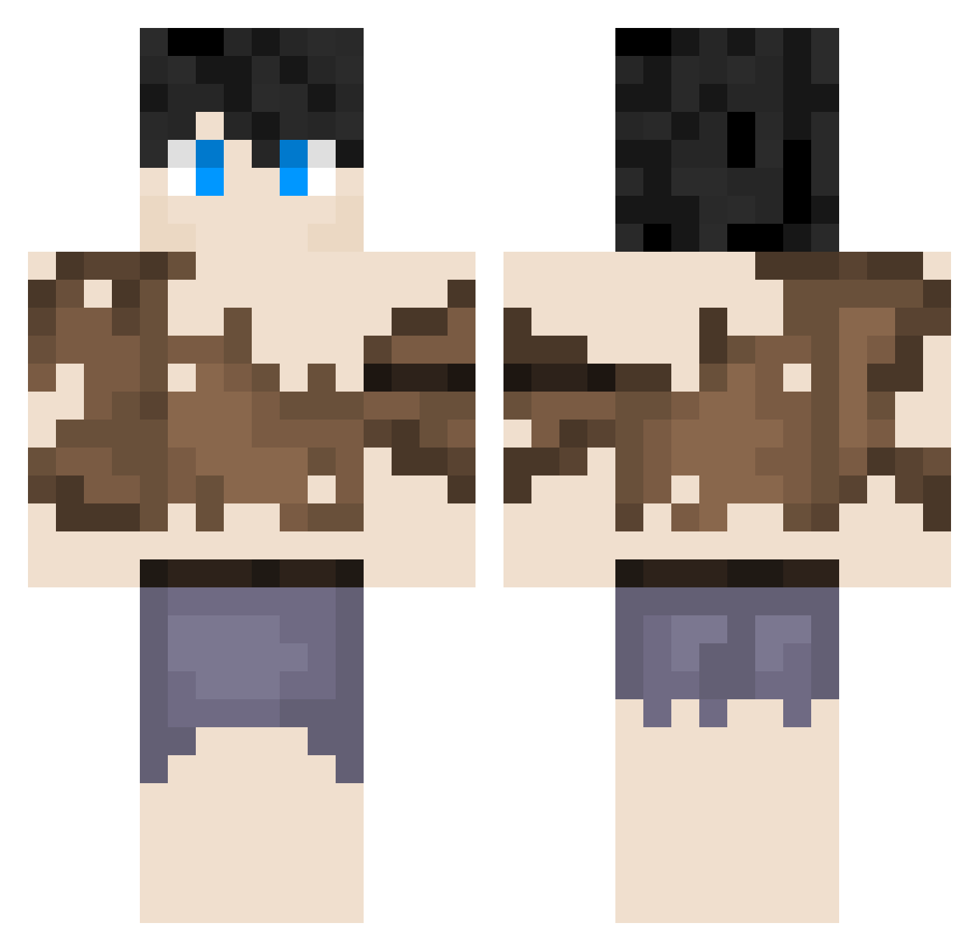 King_Urus Minecraft skin, front and back view