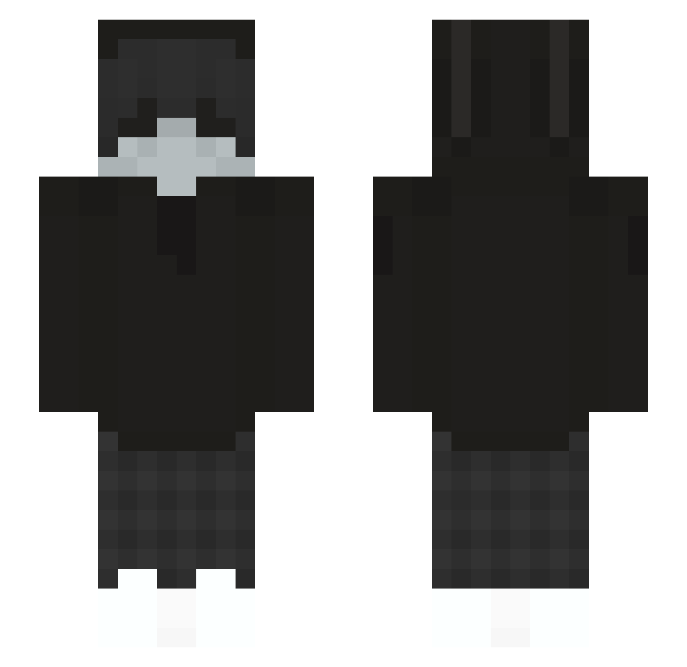 TaeKwanDoSamuel Minecraft skin, front and back view