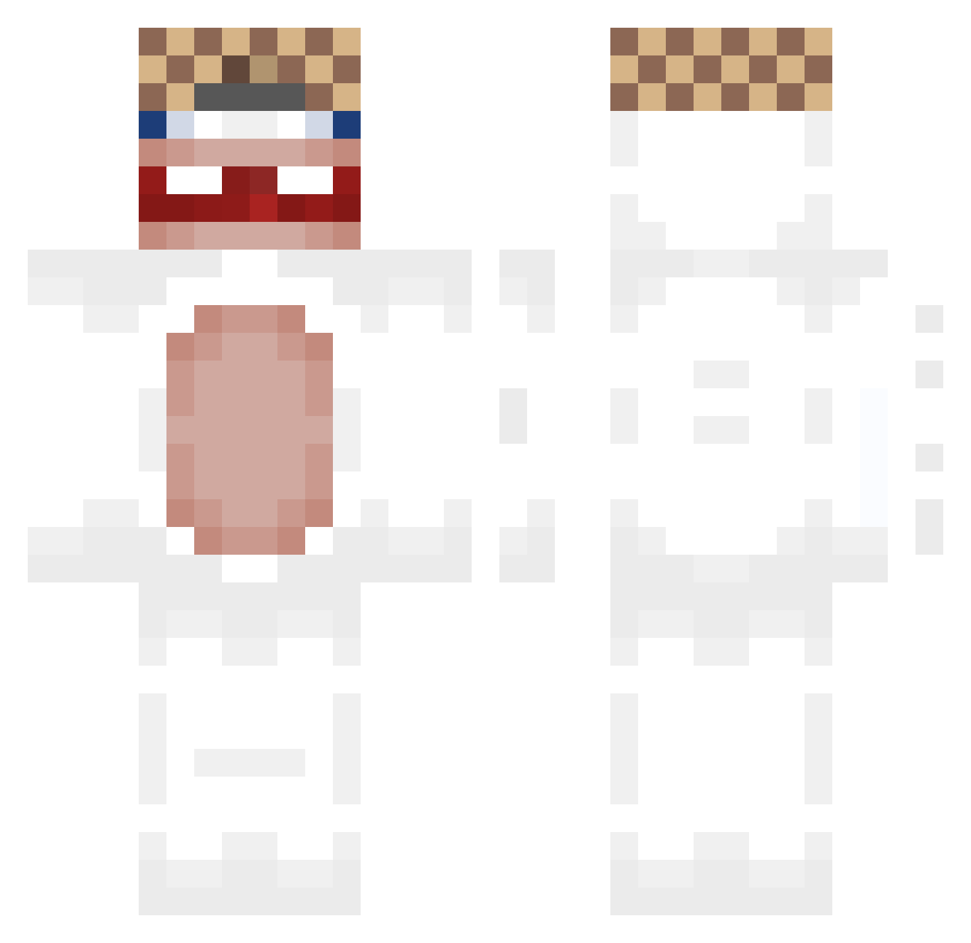 tomasc3po_ Minecraft skin, front and back view