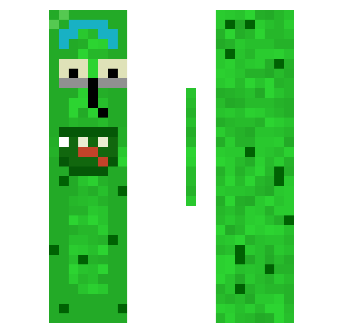 MAXK1812 Minecraft skin, front and back view